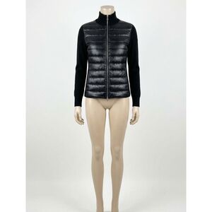 NEW MONCLER tricot jacket in black